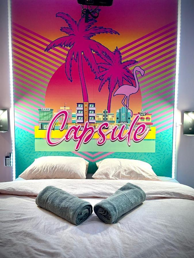 Capsule Miami Vice - Jacuzzi - Billard - Ecran Cinema & Netflix - Ping-Pong - Nintendo & Jeux- Liévin Exterior photo