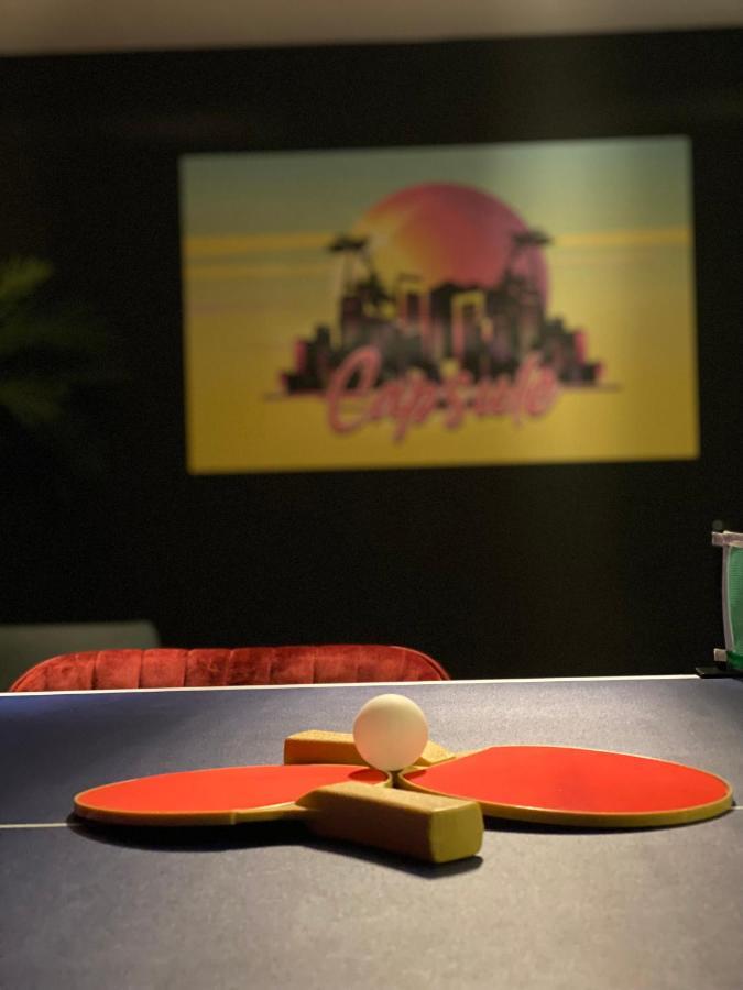 Capsule Miami Vice - Jacuzzi - Billard - Ecran Cinema & Netflix - Ping-Pong - Nintendo & Jeux- Liévin Exterior photo